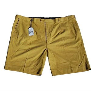 NWT Peter Christian Yellow Mustard Color Mens Shorts Size 50